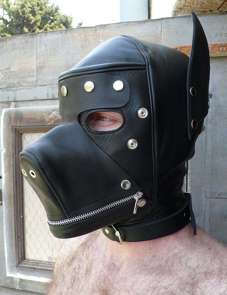 Premium Muzzle with Blindfold and Gags